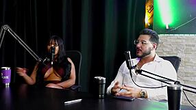 French guy meets Brazilian on sheer red watch as couple cherie introduces him to liberal scene with menage difference