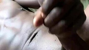 Kingtaiza strokes her wet pussy solo in retro homemade blue film style