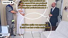 Bride fucks photographer in risky encounter almost caught