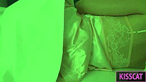 Stepmom Masturbates In Hotel, Stepson Joins For Tight Pussy Spooning