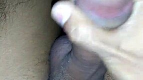 Hot handjob blasts monster cock orgasm!