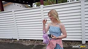 candy lane rides big cocks in bang bus till messy facial smile