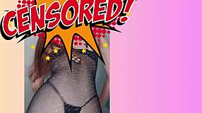 oh the hottest redhead strips sheer teasing her body