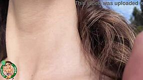 Girlfriend experience sloppy deepthroat at Hollywood sign with Aubry Babcock