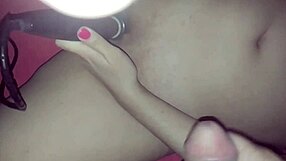 Mature latina wife buzzes clit with magic wand eyeing monster black cocks for wild orgasms