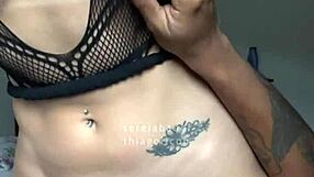 damn hotwife blonde rubs pussy till she squirts lover's mouth