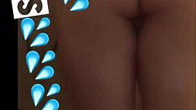 Shaved babe spreads wet pussy lips in steamy hotel shower