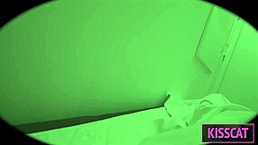 Stepmom Masturbates In Hotel, Stepson Joins For Tight Pussy Spooning