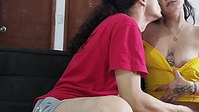 stepbro rams huge cock deep in stepsis tight pussy after movie night