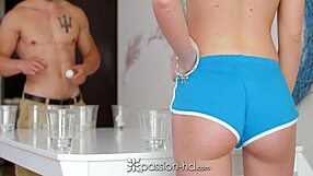 Passion-HD Pong Game Turns Wildly Naughty with Jenna Jay's Oral Action