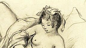 Vintage EROTIC ART unfolds ANTIQUE passions in RETRO style