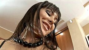 Sexy Teen Yulya Fucked Doggystyle by Monster Cock in Fishnets
