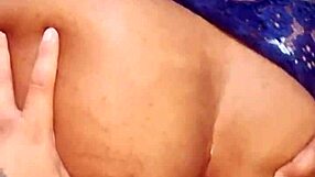 brazilian ebony teen's huge ass gapes wide riding black cock for anal bliss