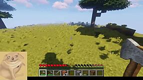 minecraft gostosa plays hot gameplay tease