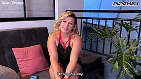 Does Blonde Latina MILF Wife Tease Photographer Karensleent with Brian Evansx Curves?