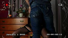 Beautiful couple rips clothes for romantic cum flood on tits then licks it off passionately