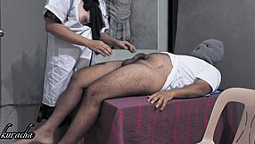 Lady doctor, ready for patient's squirting jackpot fuck?