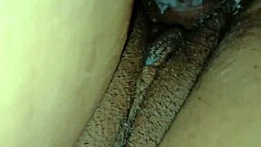 Stepmom shares bed riding stepson's monster cock creampie drip!