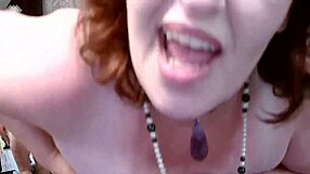 SEXY Voluptuous Dawnskye1962 STRIPS Teasing her HUGE TITS and FAT ASS before RIDING big DILDO