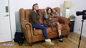 inked petite pamela morrison gives gypsy handjob then swallows cum