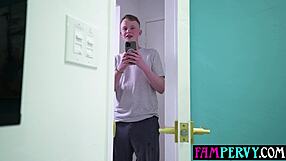 blonde teen bambi barton trades taboo blowjob and pussy for stepbro favors