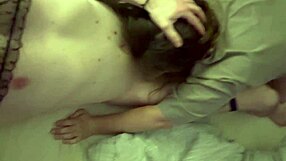 Stepsister licks ass bends over sucks dick in homemade femdom scene