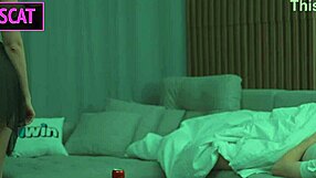 step son gropes step mom mommy tits in shared bed then she rides cowgirl rough next day