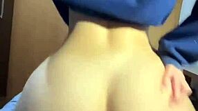 best reverse cowgirl ride ever from big ass babe