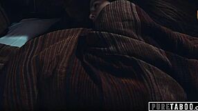 stepmom catches teen with step-uncle and dives into taboo threesome licking frenzy