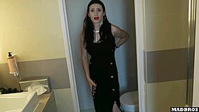 Busty Romanian Coworker Fucked Doggystyle by BBC Almost Caught by Husband