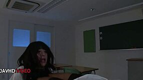 kyoka mizusawa's pov blowjob in stockings gets hardcore jav sloppy