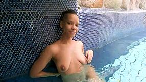 ever tried risky underwater pool sex?