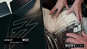 bbc crushes blonde country wifey's holes while hubby watches helplessly?