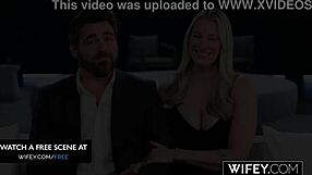 bbc crushes blonde country wifey's holes while hubby watches helplessly?