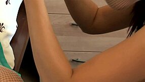 pro girl-on-girl action with tight wet pussies and small tits getting licked hard