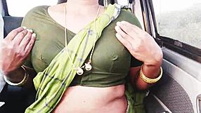 i had dirty car sex with this beautiful indian maid full of telugu talk