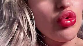 Big Lips Long Tongue Lipstick Gloss Dirty Talk Cuck JOI Fantasy