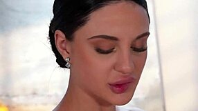 romantic latina mia trejsi scissors ukrainian emily pink in intimate massage room pussy lick