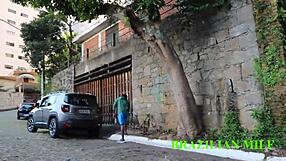 Manobrista Pounds Mature Boss with Monster Cock on Street