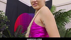 Ready for horny blonde Daisy Lavoy's deepthroat facial pounding?