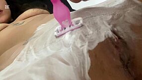 hey stepson shave my pussy soft so you can fuck your naughty latina stepmom