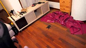 paolo takes rough strapon pounding with whipping spanking and homemade femdom toys