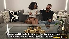 Horny latina's huge tits bounce in rough pussy pounding orgasm fest