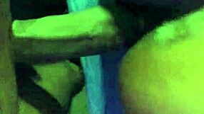 Granny's wet ebony pussy stuffed by monster black cock creampie