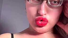 Big Lips Long Tongue Lipstick Gloss Dirty Talk Cuck JOI Fantasy
