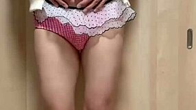 Cute maid outfit hides her naughty anal play