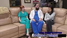 Does Dr Tampa's Nurse Ditria Rose Really Care About Patient Pussy?