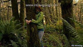 handcuffed to a tree in the forest desperate to pee