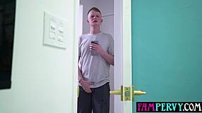 blonde teen bambi barton trades taboo blowjob and pussy for stepbro favors