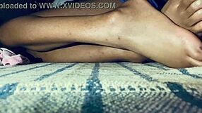 Petite Latina Teases Sexy Toes And Juicy Ass